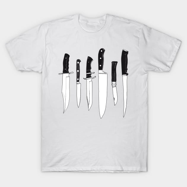 Knife Gang T-Shirt by ByeByeBabylon